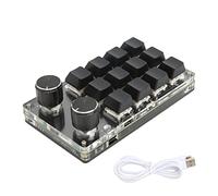AOWINHIT Shortcut Programmable Keyboard 50 Million Times One Hand Mechanical Gaming Keyboard Dustproof Green Shaft For Media,Console