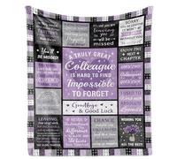 AOWINS Farewell Gift Colleagues, Leaving Gifts for Colleagues Women/Men, Colleague Gifts, Thank You Gifts for Colleagues, Funny Work Gifts, Best Retirement Gifts Ideas Blanket 150×130CM