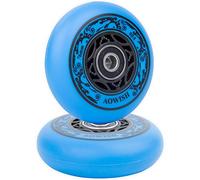 AOWISH 2-Pack 76mm Ripstik Wheels 90A Outdoor Ripstik Caster Board Replacement Wheel with Bearings ABEC-9 (Blue)