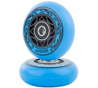 AOWISH 68mm Mini Ripstik Wheels 68 mm Ripstick Wheels 90a Ripster Wheels 2-Wheeled Caster Board Replacement Wheels w/Bearings ABEC-9 for Mini Ripstik/Carving Casterboard/Wave Board (Set of 2) (Blue)