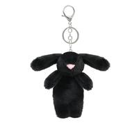AOWVUTS Bunny Plush Keychain Cute Plush Rabbit Keychain Plush Doll Bag Purse Charm Cuddly Animal Keyring Hanging Decoration Pendant Gift for Women Backpack Home Car Decor Party