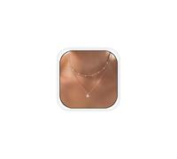 AOWVUTS Layered Gold Necklaces for Women 14K Gold/Silver Plated Pearl Necklace Stackable Multilayer Necklace Chain Faux Pearls Pendant Choker Wedding Bridal Costume Jewellery Gifts for Birthday