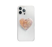 AOWVUTS Mobile Phone Grip Stand Glitter Heart Shaped Phone Grip Holder Love Airbag Holders Expanding Stand and Grips Cellphone Accessory Phones Finger Kickstand for Smartphones and Tablets (Or)