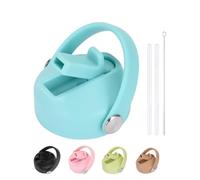AOWVUTS Straw Lid for Hydro Flask Wide Mouth, Leakproof Lid for Hydro Flask Cup, 32 oz Flip Straw Lids Replacement fit for Hydro Flask Quencher, Sports Caps Water Bottle Accessories (Blue)