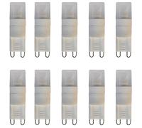 Aoxdi Dimmable 1.5W G9 Capsule LED Lamp, Dimmable G9 Bi pin Energy Saving LED Light Bulb, AC 220-240V, 10-Pack (Warm White)