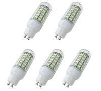 Aoxdi GU10 LED Bulbs Cool White 7W, 48 SMD 5730 LED Lamp Spotlight, Non-Dimmable Energy Saveing LED Light, AC220-240V, 5-Pack (Cool White)