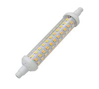 Aoxdi R7s LED 118mm 8W, Warm White, 80 SMD 2835 LED Bulb Lighting Ceramic Energy Saving Corn Lamp, AC220-240V, 1-Pack
