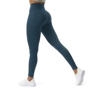 Aoxjox High Waisted Workout Leggings for Women Compression Tummy Control Trinity Buttery Soft Yoga Pants 26", Blueberry, M