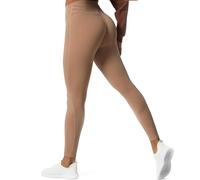 Aoxjox High Waisted Workout Leggings for Women Compression Tummy Control Trinity Buttery Soft Yoga Pants 26", Brownie, XXXL