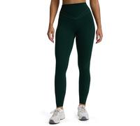 Aoxjox High Waisted Workout Siren Leggings for Women Hidden Scrunch Butt Lifting Tummy Control Yoga Pants 26", Forest Green, Large