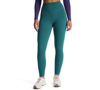 Aoxjox Women's High Waisted Workout Siren Leggings Hidden Scrunch Butt Lifting Tummy Control Gym Yoga Pants 26", Deep Lagoon, XS