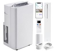 Aoxun Air Conditioning Unit with Smart Wifi, 12000 BTU Portable Air Conditioner Cools up to 320 sq. ft, 5-IN-1 AC Unit with Cooling&Heating&Dehumidifier&Fan&Sleep Mode, Remote Control, 24H Timer