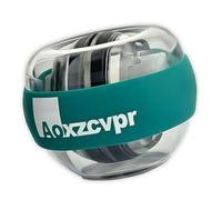 Aoxzcvpr gyro power gyroscope ball auto start wrist exerciser torque ball with LED Lights for hand trainer for sports enthusiasts. (Green)