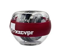 Aoxzcvpr gyro power gyroscope ball auto start wrist exerciser torque ball with LED Lights for hand trainer for sports enthusiasts.(Angela Red)