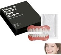 Aoyaanew Teeth,Teeth Silicone Reline Denture Set, Silicone Reline Denture Set,Advanced FullDenture Set, Fit Full Functional DenturesSet,Natual-LookingTeeth, Confident Smile (1)