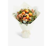 Aoyama Flower Market Apricot Garden Small Floral and Foliage Bouquet