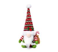 AOYEAH Christmas Gnome Decoration, Xmas Farmhouse Tray Christmas Tree Decor Collectible Figurine, Home Ornament