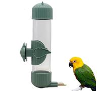AOYEBO Automatic Cage Water Dispenser - Acrylic No-Spill Feeder with Multi-Day Capacity, Universal Hanger for All Bird Cages (Birds/Poultry) (C)