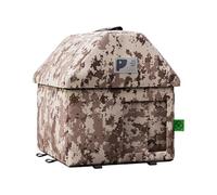 AOYEBO Outdoor Cat House Waterproof Windproof Winter Shelter for Stray Cats, 40x32x40cm