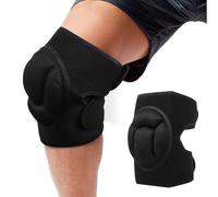 Aoyfuwell 1 PairKnee Pads Work, Kneepads for Work Knee Pads for Men Women, 20MM Thick Anti-Slip Collision Avoidance Garden Knee Pad Gardening House Cleaning Construction Flooring Sports（black）