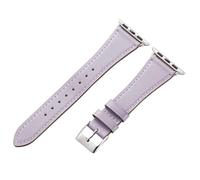 AoYi Italian Genuine Leather Strap Women for Apple Watch Series 11 10 9 8 7 6 5 4 3 2 1 SE3 SE2 SE, SGS Certified Dressy Bracelet Cute Band for iWatch 38mm 40mm 41mm 42mm, Purple