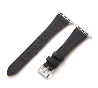 AoYi Italian Genuine Leather Strap Women for Apple Watch Series 11 10 9 8 7 6 5 4 3 2 1 SE3 SE2 SE Ultra 3 2 1, SGS Certified Dressy Bracelet Cute Band for iWatch 42mm 44mm 45mm 46mm 49mm, Black