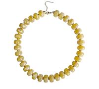 Aoyom Colorful Chunky Resin Beaded Choker Necklaces for Women | Multicolor Beads, Sturdy Metal Chain, Adjustable, Detachable, Lightweight, Summer Beach Boho, Trendy Statement Jewelry Gift