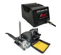 Aoyue 2950 Precision Soldering Iron Station 2-in-1 System 60W with Helping Hands, Mini Solder Pot and a T-12 Style Active Power Soldering Iron Tip, °C/ºF Conversion, Auto Sleep & Calibration