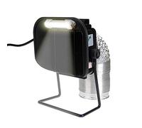 Aoyue 486+ Fume Extractor and Solder Smoke Absorber Fan with Exhaust Hose and Light