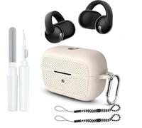 AOYYUBK for Soundcore C50i Case, Scratch Shock Resistant Silicone Protective Cover (Off White)