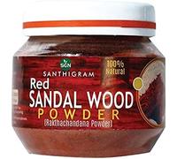 AOZA Santhigram Natural Ayurvedic Red Sandal Wood powder-150g (Raktha Chandan)