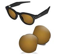 AOZAN ANSI Z87.1 Polarized Replacement Lenses For Oakley Meta HSTN OW8002-51mm AI Glasses - Copper Gold
