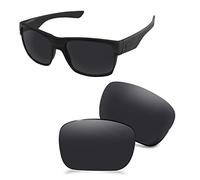 AOZAN ANSI Z87.1 Polarized Replacement Lenses For Oakley TwoFace Sunglasses - Onyx Black