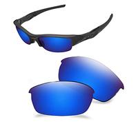 AOZAN ANSI Z87.1 Replacement Lenses Compatible with Oakley Flak Jacket OO9008-Capri Blue