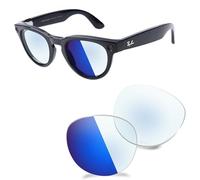 AOZAN ANSI Z87.1 Replacement Lenses Compatible with Ray-Ban Meta Headliner (Gen 2) RW4013F 51mm AI Glasses, Eclipse Blue Photochromic, RW4013F 51mm