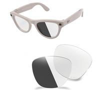 AOZAN ANSI Z87.1 Replacement Lenses Compatible with Ray-Ban Meta Skyler RW4010 52mm Smart Glasses, Photochromic and Impact Resistant - HI-DEF Photochromic