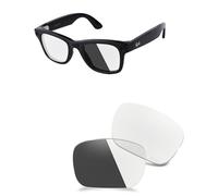 AOZAN ANSI Z87.1 Replacement Lenses Compatible with Ray-Ban Meta Wayfarer RW4006 50mm Smart Glasses, Photochromic and Impact Resistant - HI-DEF Photochromic
