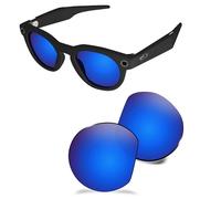 AOZAN ANSI Z87.1 Replacement Lenses For Oakley Meta HSTN OW8002-51mm AI Glasses, Capri Blue, HSTN