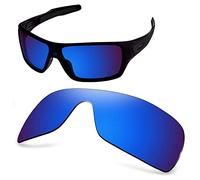 AOZAN ANSI Z87.1 Replacement Lenses For Oakley Turbine Rotor Sunglasses - Capri Blue
