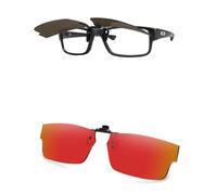 AOZAN Polarized Clip-on Flip Up Sunglasses for Oakley Airdrop OX8046 57mm, UV Protection and Secure Fit