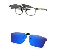 AOZAN Polarized Clip-on Flip Up Sunglasses for Oakley Field Day OY8007 50mm, UV Protection and Secure Fit