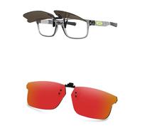 AOZAN Polarized Clip-on Flip Up Sunglasses for Oakley Field Day OY8007 50mm, UV Protection and Secure Fit