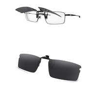 AOZAN Polarized Clip-on Flip Up Sunglasses for Oakley Top Spinner 4B OX3136 53mm, UV Protection and Secure Fit
