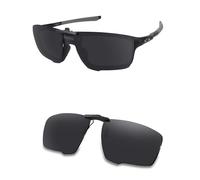 AOZAN Polarized Clip-on Sunglasses for Oakley Crosslink Zero Asian Fit OX8080 58mm, Anti Glare and Scratch Resistant - Onyx Black