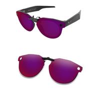 AOZAN Polarized Clip-on Sunglasses for Oakley Meta HSTN OW8002 51mm, Anti Glare and Scratch Resistant - Violet Night