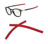 AOZAN Replacement Earsocks For Oakley Pitchman/Pitchman R Sunglasses - Red