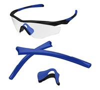 AOZAN Replacement Earsocks & Nose Pads For Oakley M2 Frame/M2 Frame XL Sunglasses - Deep Blue