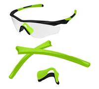 AOZAN Replacement Earsocks & Nose Pads For Oakley M2 Frame/M2 Frame XL Sunglasses - Green