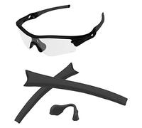 AOZAN Replacement Sock Kits Compatible with Oakley Radar Path/Pitch/Range/Edge Sunglasses - Black