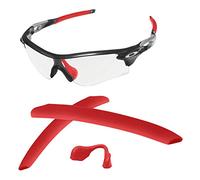 AOZAN Replacement Sock Kits Compatible with Oakley RadarLock Path/Edge/XL Sunglasses - Red